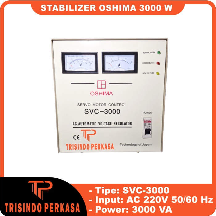 Ready Stabilizer Oshima 3000watt 3000 Watt 3000w Svc 3000