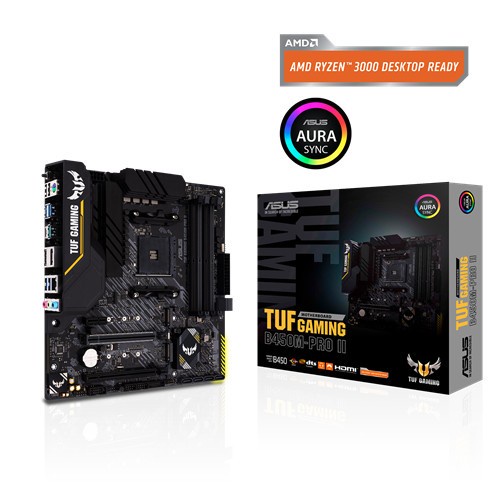 Ready ASUS TUF GAMING B450M-PRO II AMD AM4 MATHEBOARD