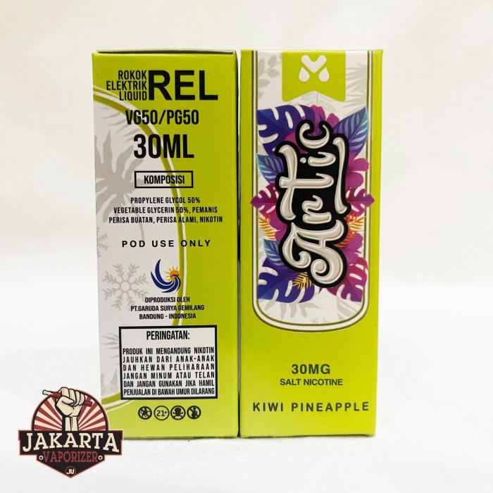 ID [SALT] ICELANDS ARTIC KIWI PINEAPPLE ICELAND SALTNIC 30ML BY MOVE