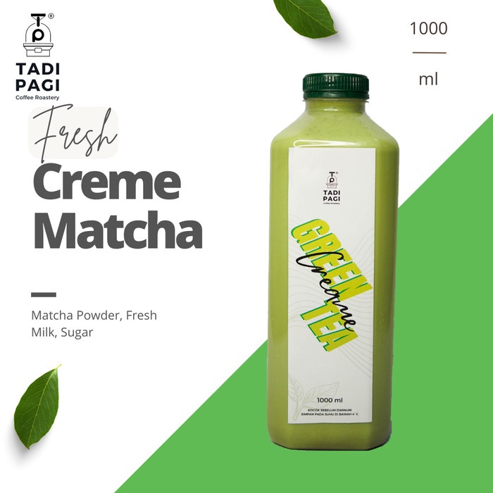 

CREME MATCHA 1 LITER Tadi Pagi Coffee Roastery
