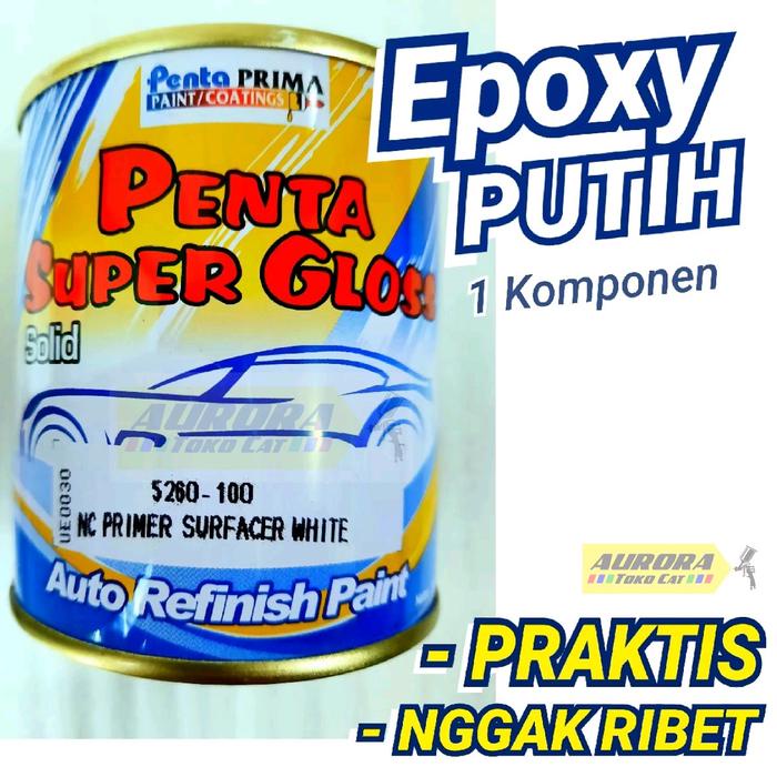 Gemilang Karya Epoxy Putih Penta Super Gloss Nc Primer White Dasaran Cat 1 Komponen Poksi Foksi Poxy