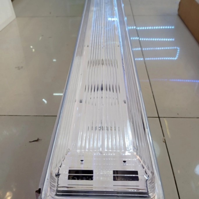 Gemilang Karya Kap Lampu Tl Waterproof 2X36W Rumah Lampu Neon Outdoor Hippo