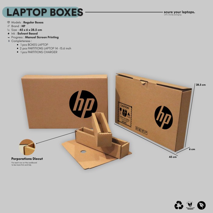 New Kardus Dus Box Kotak Tempat Laptop HP