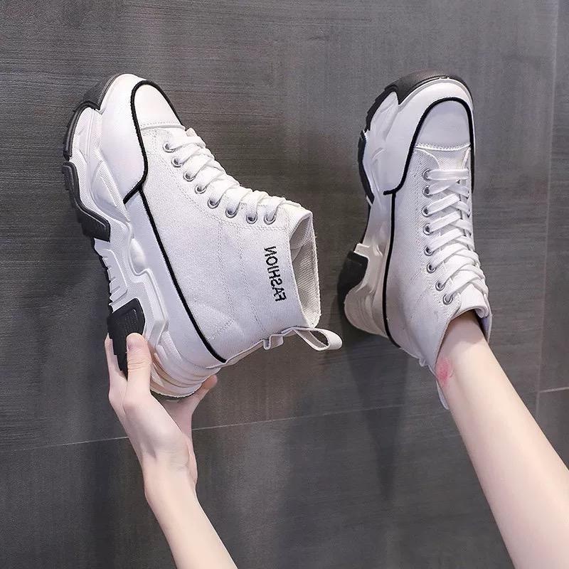Sepatu Sneakers Wanita Kasual Snekers Cewek Dewasa Terbaru 2025 Sport Shoes Sepatu Kuliah Kekinian E