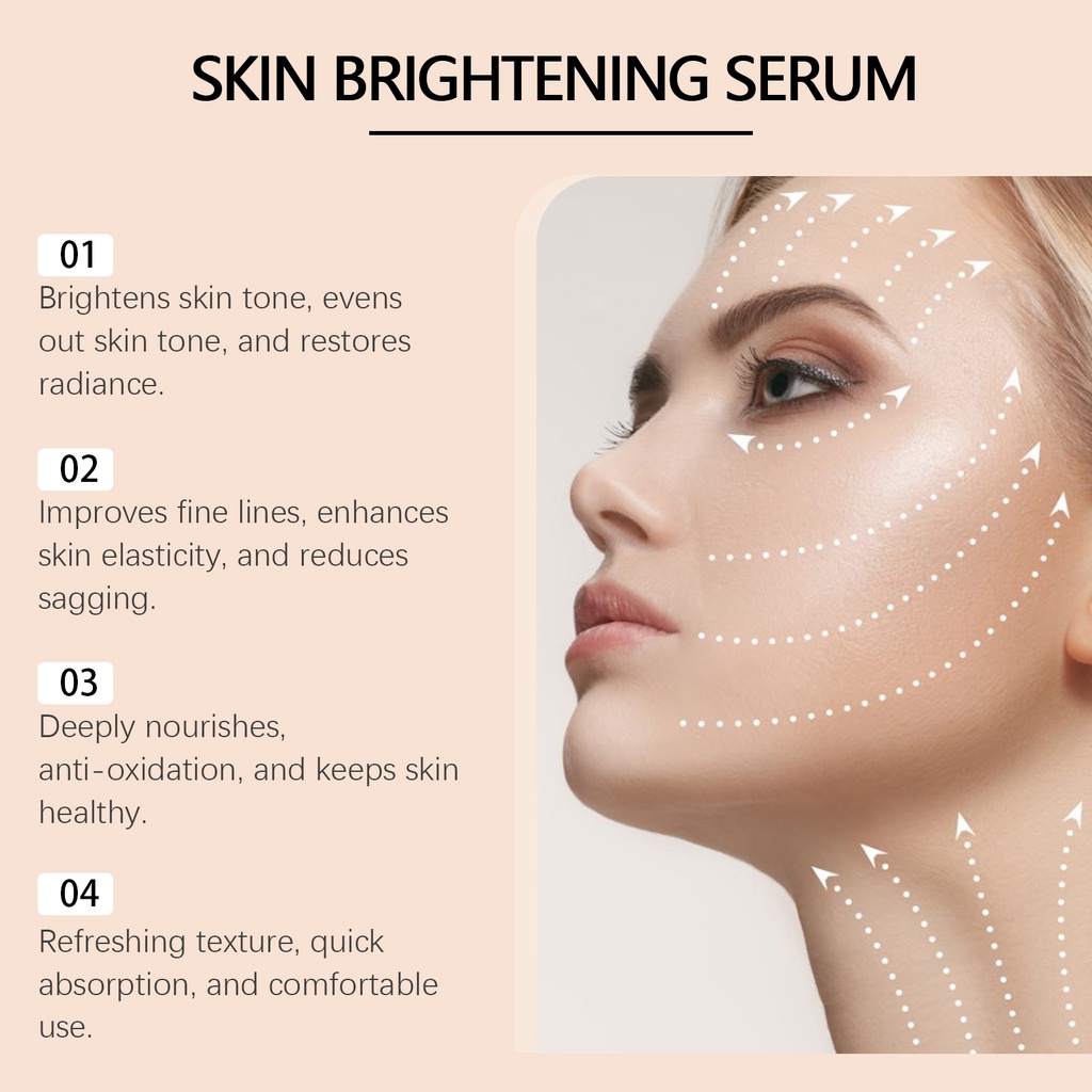 IMPORT VITAMIN C FACIAL ESSENCE GLUTATHIONE FADE DARK SPOT LIFTING FIRMING MOISTURIZING SMOOTHING