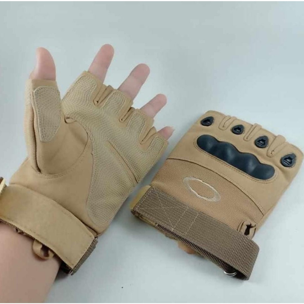 Sarung Tangan OKLEY Pendek / Tactical Glove OKLEY Half Finger