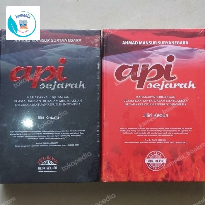 Sale Terbatas Api Sejarah Buku Ahmad Mansyur Suryanegara Jilid 1 Dan 2 Aman