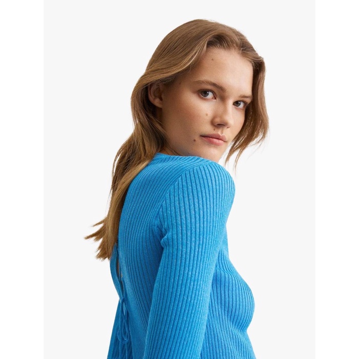 Hot Sale Mango - Sweater Cruces-Biru Pucat-S Original