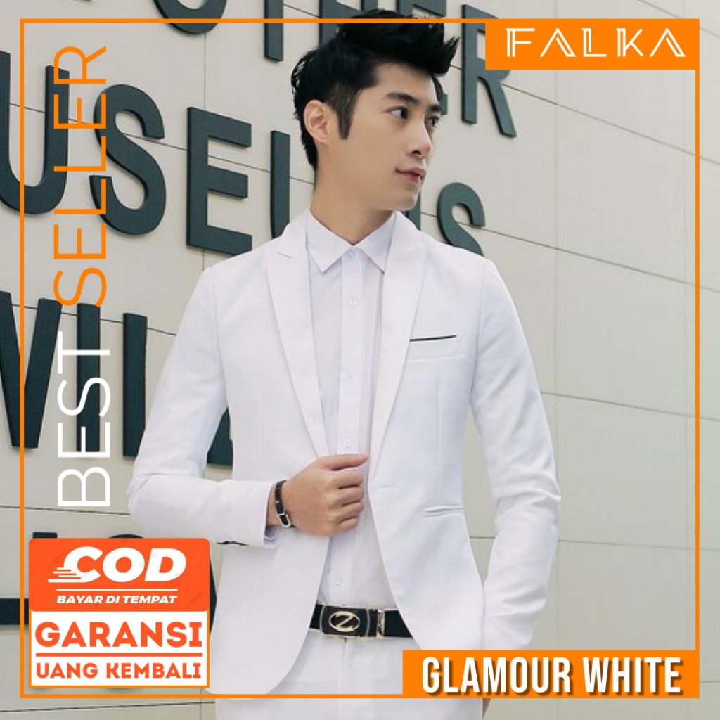 Jas Blazer Pria Formal dan Kasual Jaz Blezer Cowok Kasual Korean Style