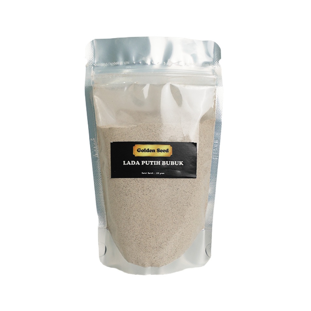 

BIG SALE [MURNI TANPA CAMPURAN] LADA PUTIH BUBUK/MERICABUBUKASLI 100 GRAM 100 GR