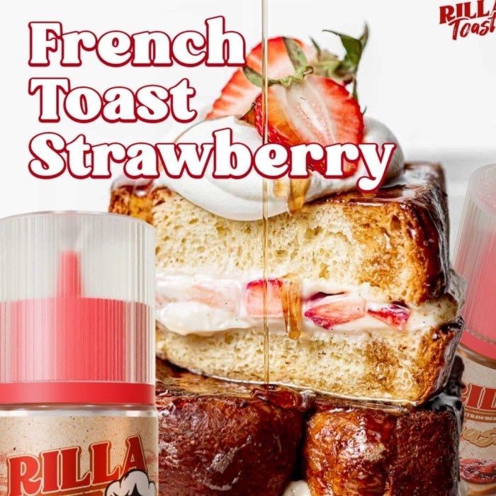 RILLA TOAST V2 STRAWBERRY TOAST 60ML 3MG 6MG 9MG BY IJC X HERO57