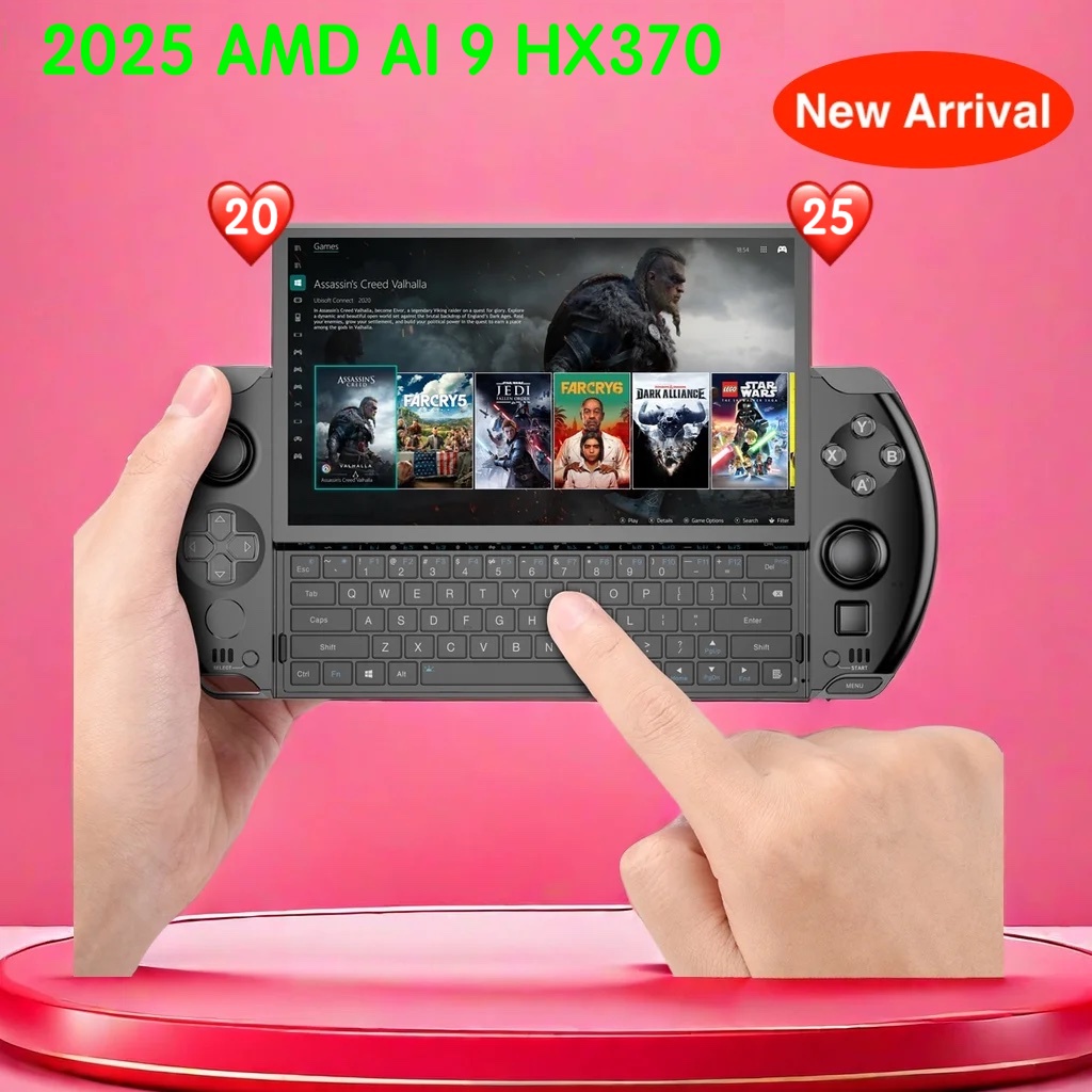 Holiday Gift Wholesale 2025 GPD WIN4 AI 9 HX 370/8840U 6“Handheld GamePad Tablet Pocket Mini PC Lapt
