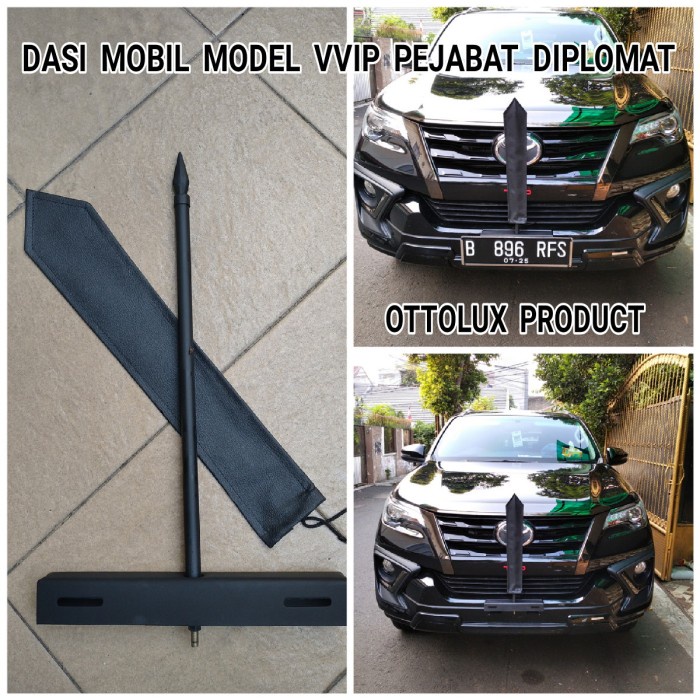 TONGKAT KOMANDO. TIANG BENDERA. DASI MOBIL. MODEL PEJABAT.