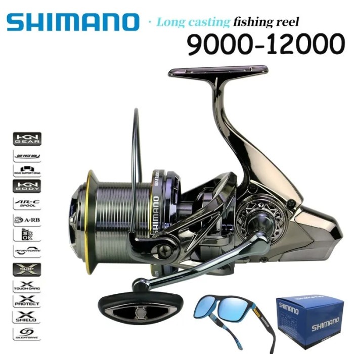 SHIMANO Long Casting Fishing Reel， Spinning Reel