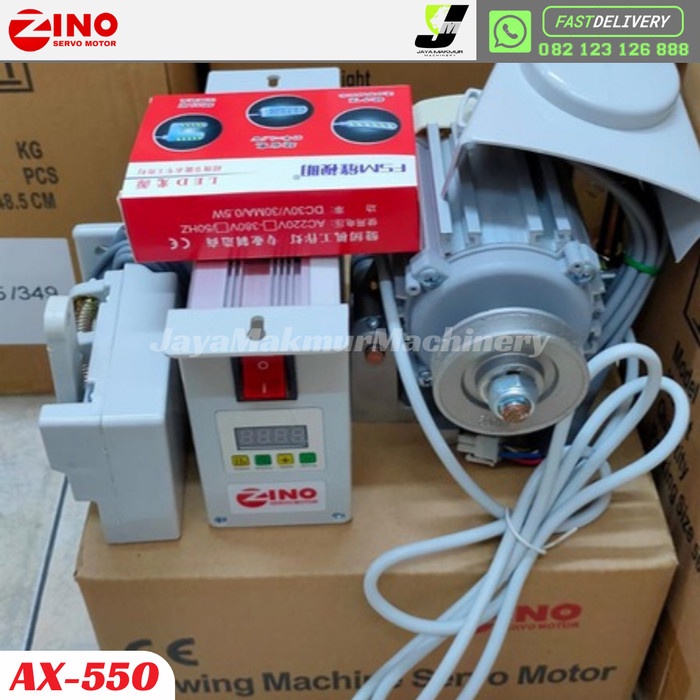 Zino Ax-550 Servo Motor Dinamo Mesin Jahit Industri Hemat Listrik