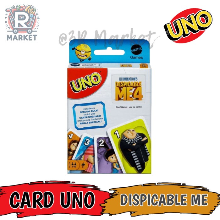 

Kartu Uno Dispicable Me 4 Card Uno