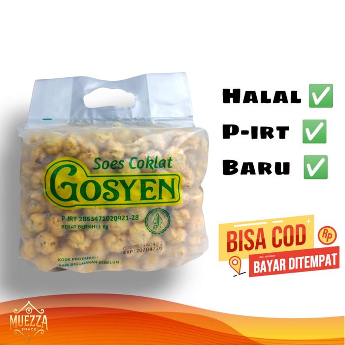 

LL708 Biskuit Soes Gg Coklat Lumer Isi 1 kg Cemilan Murah - Camilan - Makanan Instan - Kue Kering -