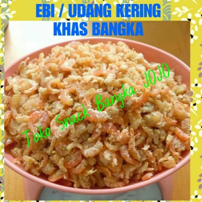 

SALE UDANG KERING BANGKA EBI BANGKA HAMI BANGKA 1KGOLEH OLEH BANGKA WR358