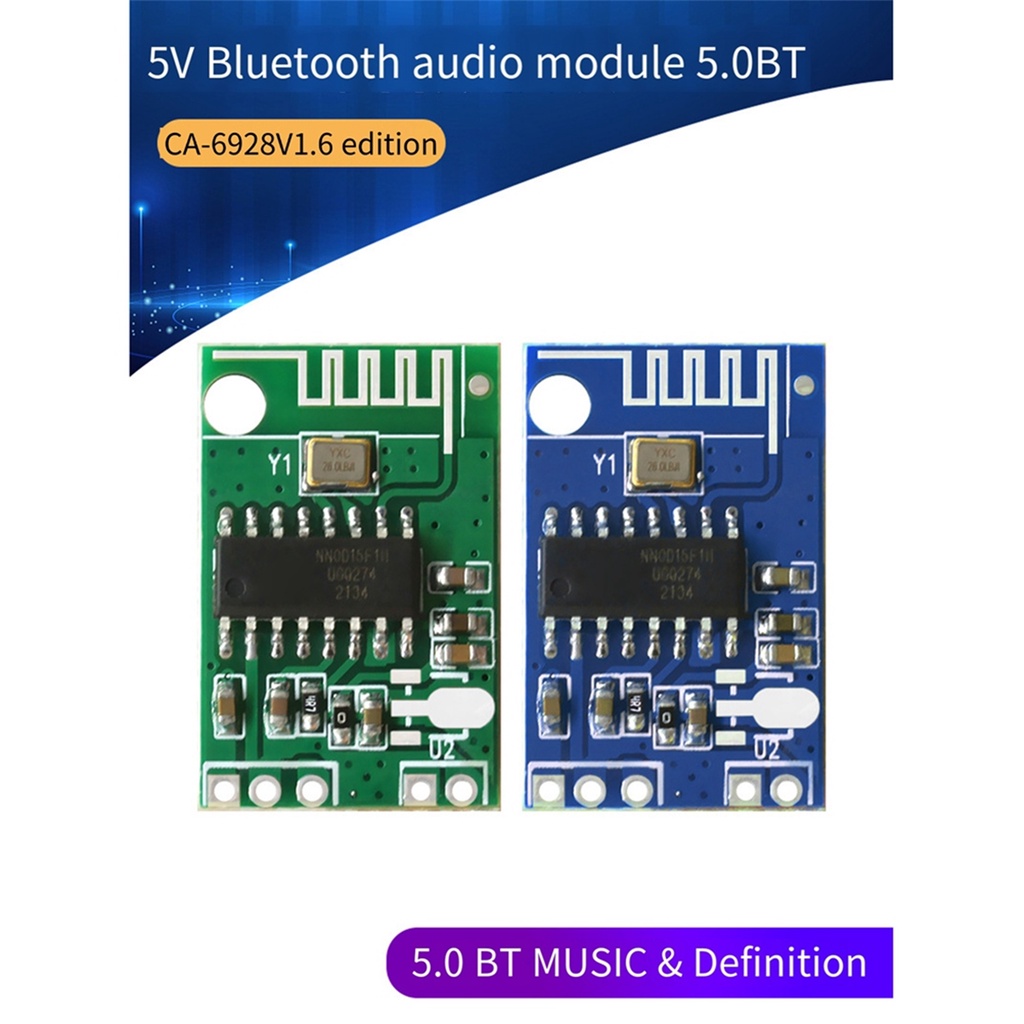 ABRI_10 Pcs Bluetooth Module CA-6928 Bluetooth Audio Module 5V 5.0 BT Bluetooth Speaker Audio Amplif