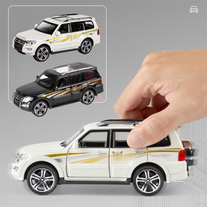 Goldenelectric Scale 1/32 Diecast Miniatur Mobil Mitsubishi Pajero Sport