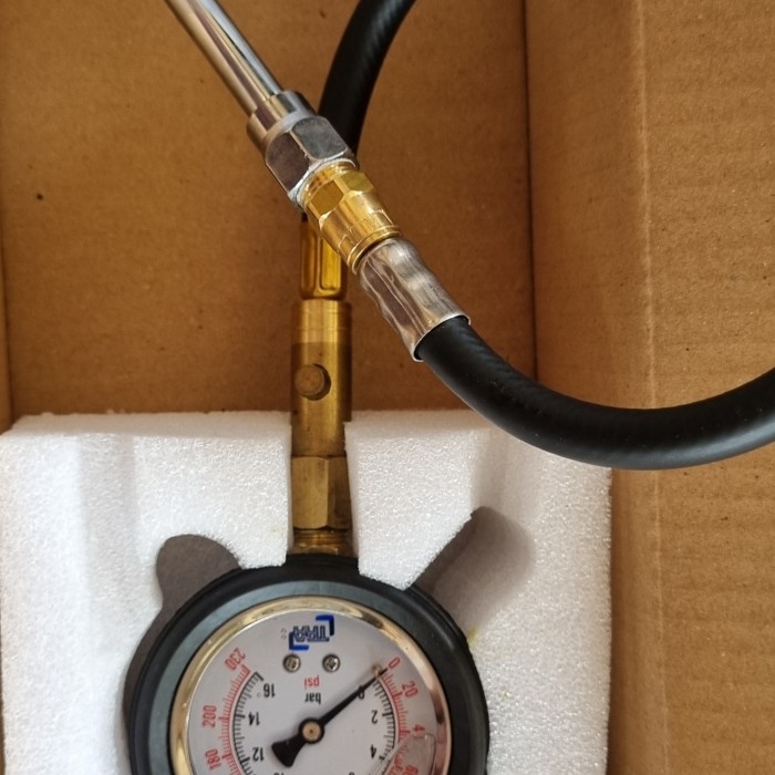 TN-230-TB Tire Pressure Gauge Tech Germany Alat Ukur Tekanan Ban Truk