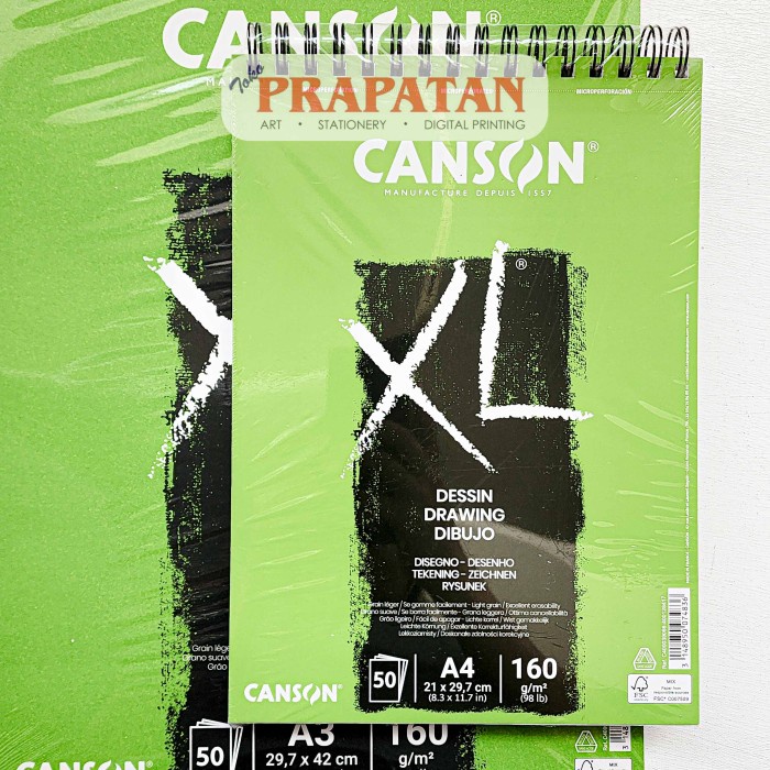 

TERBARU Canson XL Dessin Drawing Book Buku Gambar Hitam