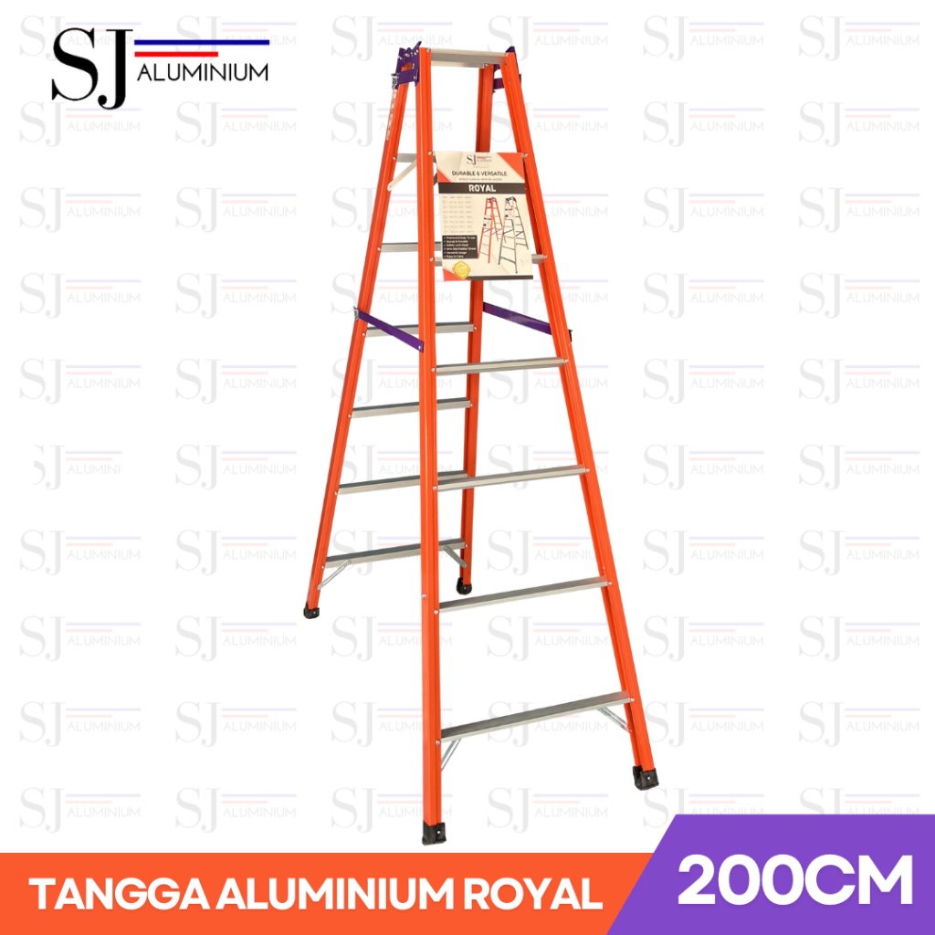 AYOOOLLARIZSS Tangga Aluminium ROYAL - Tangga Lipat Aluminium Jumbo / Tangga Multifungsi / Tangga