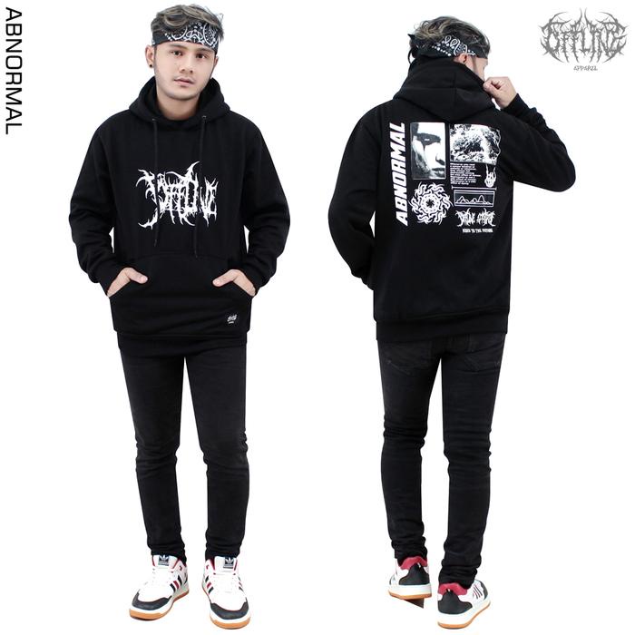 OFFLINE Hoodie Jumper ABNORMAL / hoodie cowok cewek tebal ori / hoodie kece aesthetic / hoodie cowok