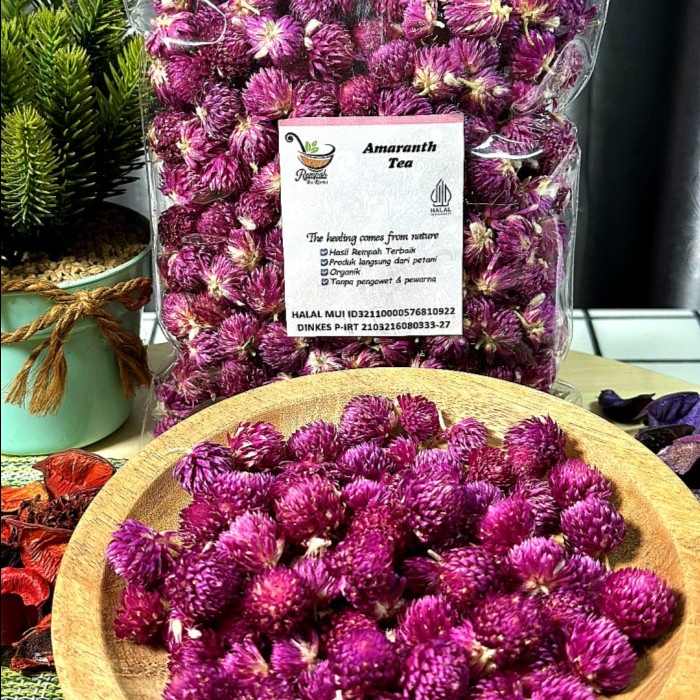 

TERMURAH!! Globe Amaranth Tea 1 kg - Teh Bunga Globe Amaranth Kering