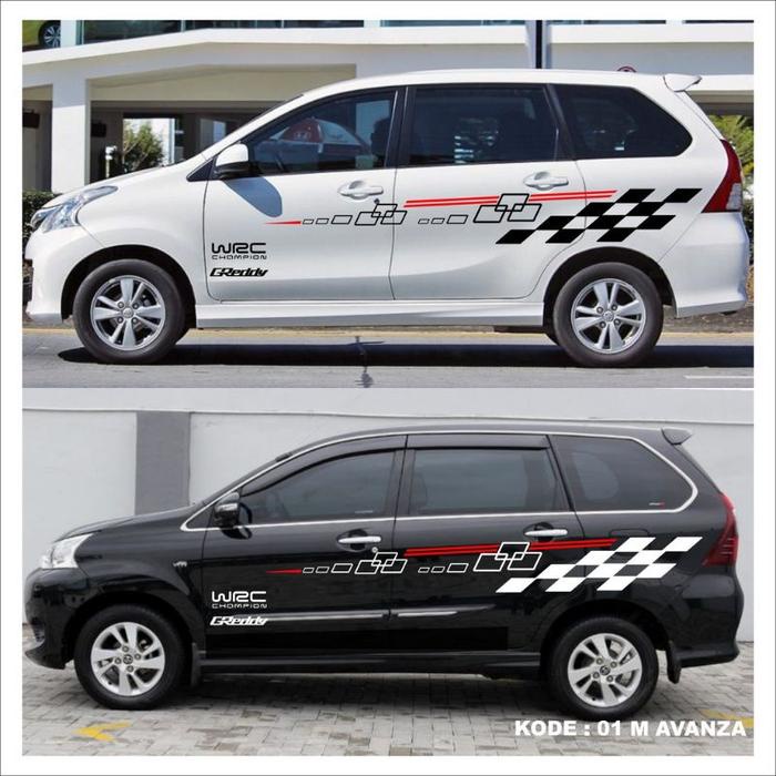 Velocity Vanguards Stiker Sticker Mobil Avanza Cutting Stiker Mobil Avanza Veloz Old