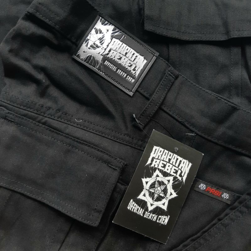 best seller celana pendek cargo kempol pdl metal prapatan rebel bandung original S M L XL bintang