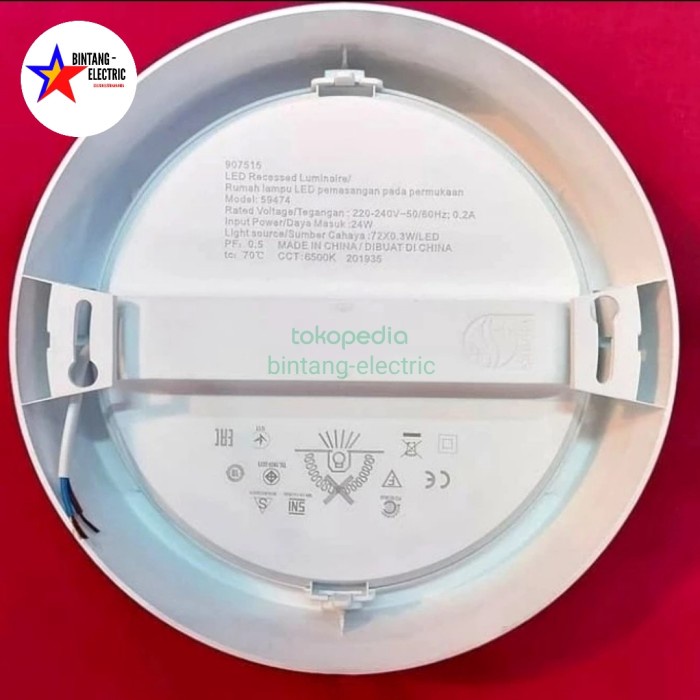 Lampu Downlight Led Ob (Outbow) Philips 24 Watt