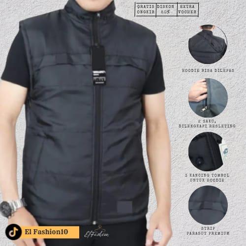 JAKET ROMPI PARASUT PRIA JUMBO / Rompi Polos pria / Rompi parasut polos / Rompi Parasut Motor /
