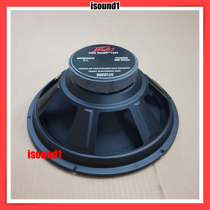 Speaker Woofer Peavey 12 Inch Pro Rider 12 Dan Pro Rider 1202 300 Watt Fullrange