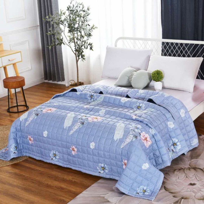 Selimut Srh Bordir Katun Jumbo Size 200X230Cm Badcover Tipis #Gratisongkir #Sale #Discount