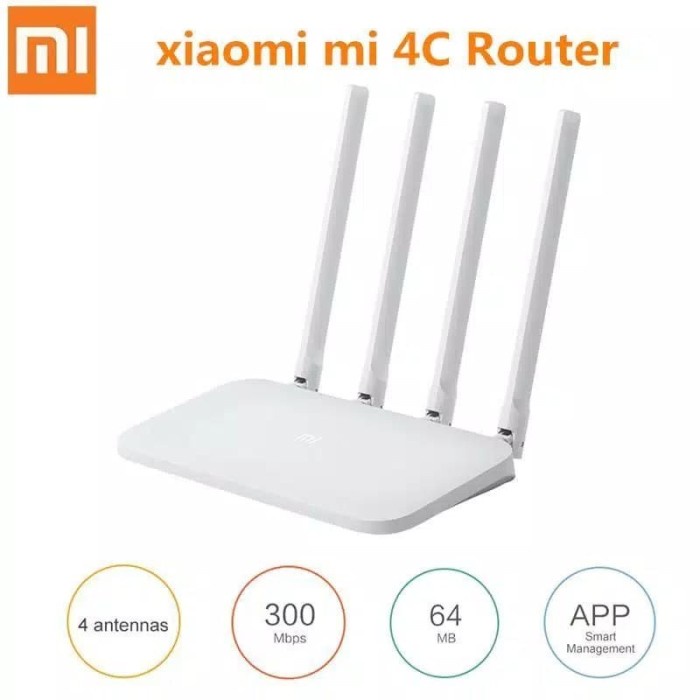 %$%$%$%$] Router Xiaomi Mi Router 4C 4 Antena 300mbps