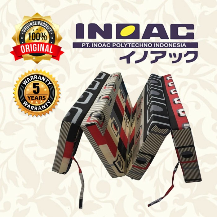 kasur busa lipat inoac 200x120x5cm