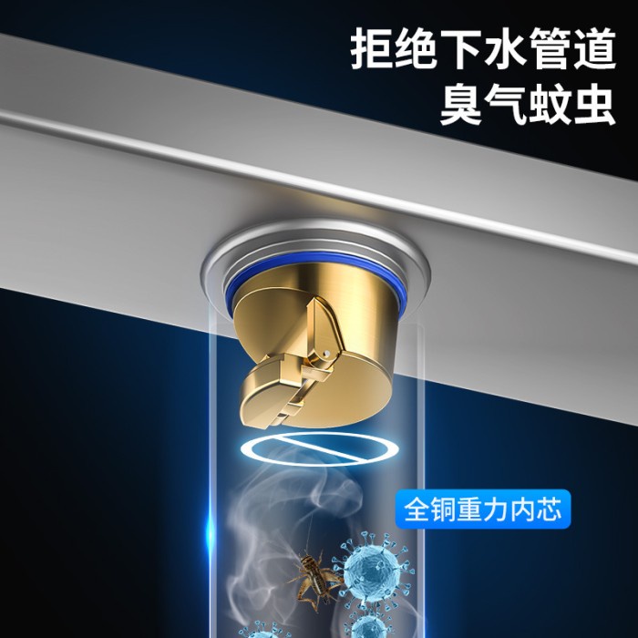 Terhemat Invisible Floor Drain Stainless Steel 304 Floor Drain Panjang