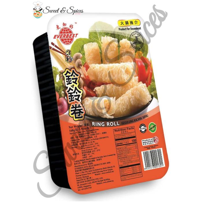 

Everbest Ring Roll Steamboat Haidilao Kembang Tahu Gulung Kacang Soya
