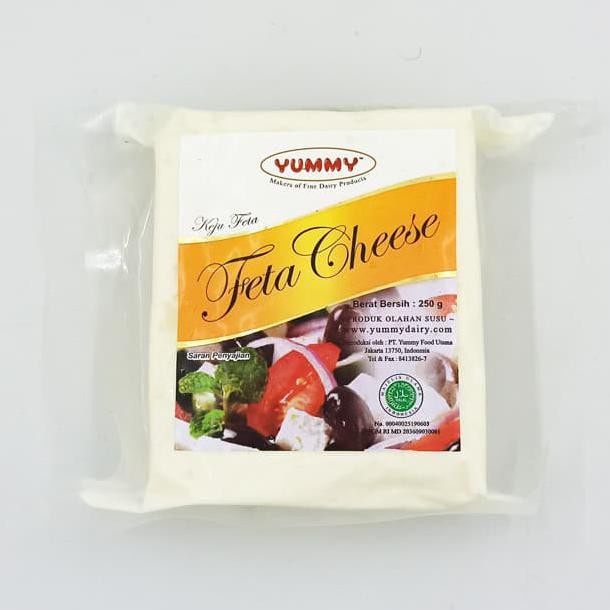 

Yummy Feta Cheese 250Gr Keju Terlaris