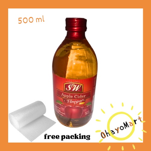 

SW S&W Apple Cider Vinegar 473ml Cuka Apel