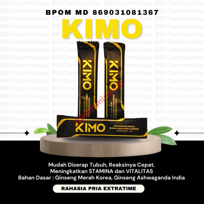Obat Kuat Pria Herbal KIMO Tahan Lama Stamina Perkasa Original