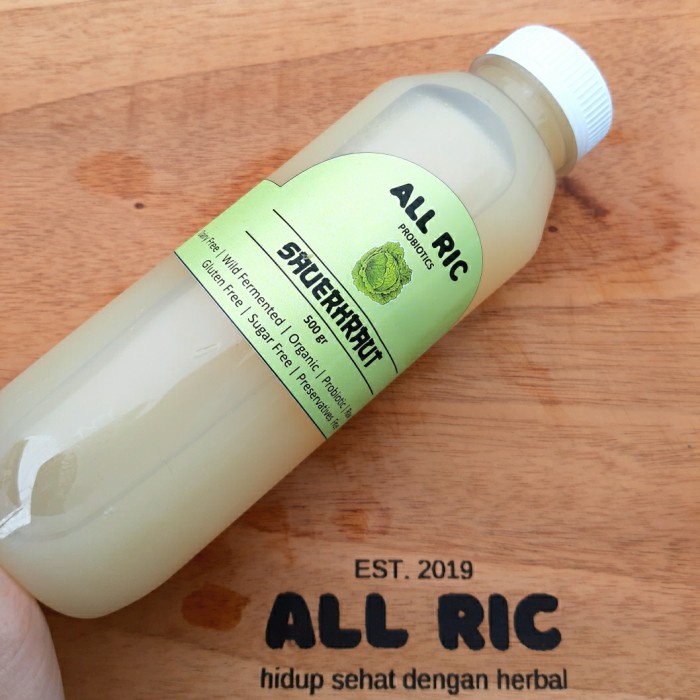

sauerkraut airnya aja 500ml sugarfree/vegan/glutenfree/organic/raw