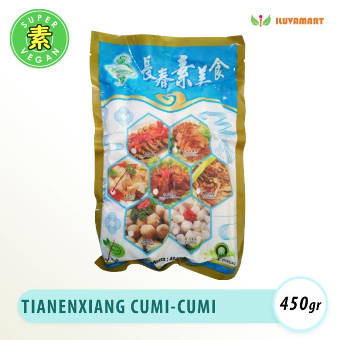 

Tian En Xiang Vegan Squid 450gr / Cumi-cumi Evergreen / Two Leaves