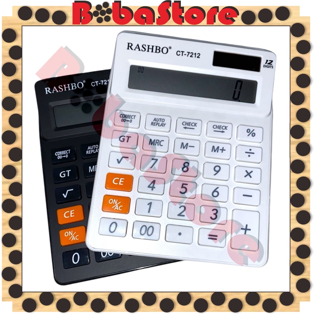 

Bobastore Kalkulator 2 Layar 12 Digit Kalkulator Dagang 2 Display R1101 Dw05