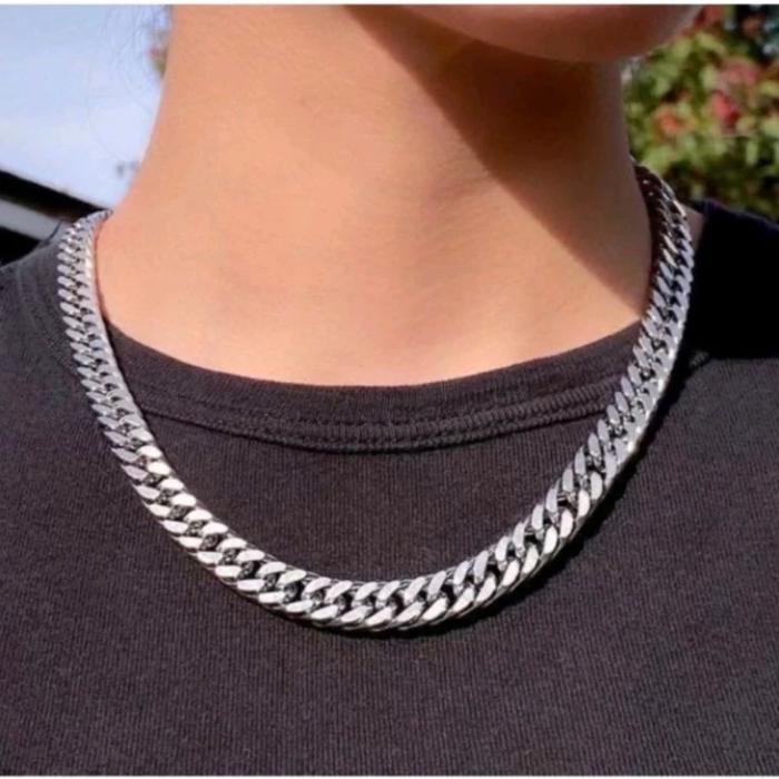 WTS- Kalung Rantai Jumbo Kalung Rantai Pria Kalung Titanium Anti Karat Anti Luntur Kalung