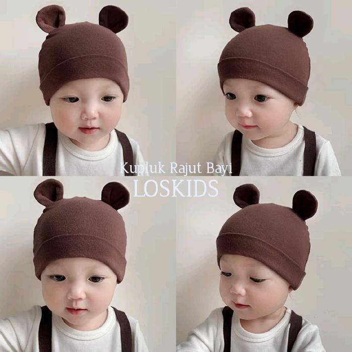 Kidelle- Topi bayi musim semi dan musim gugur topi janin tipis bayi baru lahir topi bayi laki-laki