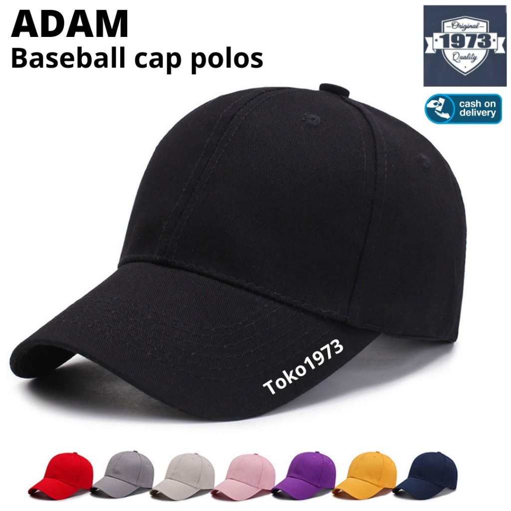 Baseball cap : ADAM - Topi baseball topi s topi pria topi wanita topi vintage
