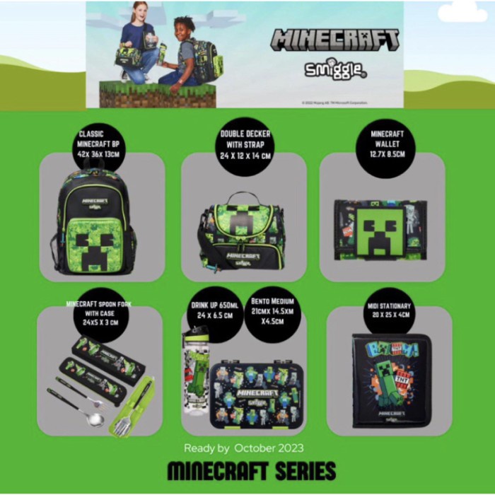 

Ready Smiggle Minecraft Series