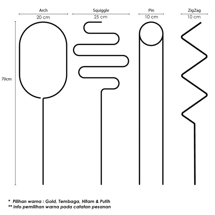 Fresh Flower Plants Support - Media Tanam Rambat Rambatan Turus Besi Tanaman Indoor